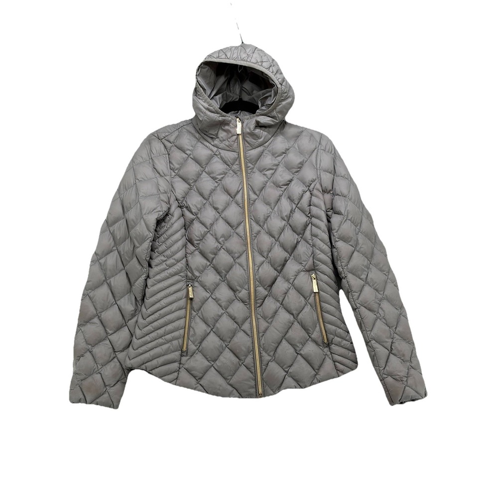 Michael Kors Packable Down Fill Puffer Hooded Jacket Coat Women's Size Small